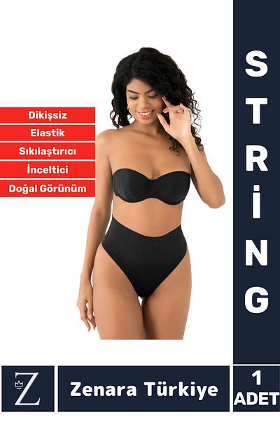 Zenara Casual No Trace Non-Slip 2 Sizes Slimming Tightening Recovering Very Stylish Seamless String Corset