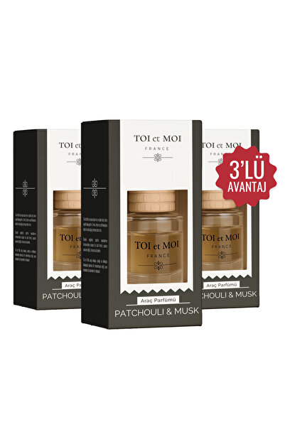Toi et Moi 3'lü Patchouli & Musk Oto Araç Parfümü 3x8 ml