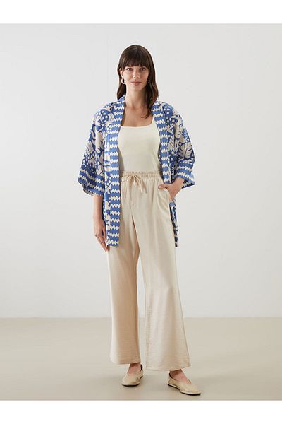 LC Waikiki Γυναικείο παντελόνι New Season με ελαστική μέση - S5LQ20Z8