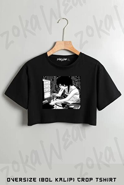 ZOKAWEAR Serial Experiments Lain Cyberpunk Aesthetic Programmer Girl Tricou o...