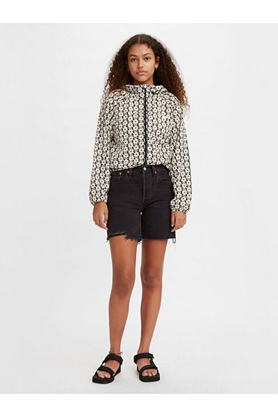 Levi's Дамски къси панталони 501® с дънки до средата на бедрото