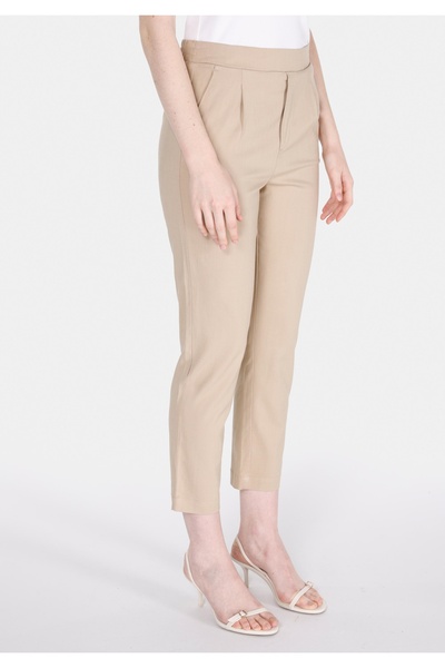 Colin's Regular Fit Düşük Bel Düz Paça Kadın Vizon Pantolon