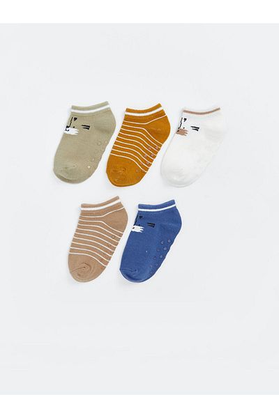 LC Waikiki New Season Baby Boy Booties Socks 5 Pack - S5Ek33Z1