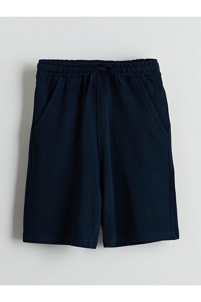LC Waikiki Blue Boy's Shorts with Elastic Waist