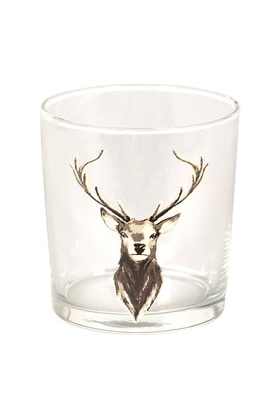 Clayre & Eef Set 6 Glasses Ren 8x9 cm