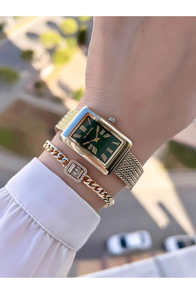 U.S. Polo Assn. U.S.Polo Assn Steel Cord 3 Atm Water Resistant Women Wrist Watch+Bracelet Gift Uspa.2105.06