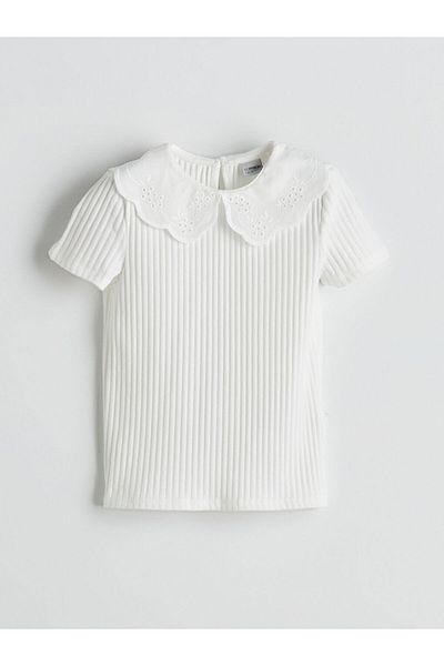 LC Waikiki New Season Baby Collar Girl's T-Shirt - S5L314Z4