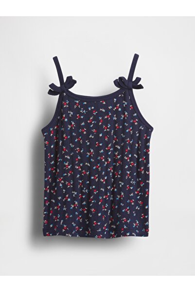 GAP Kız Bebek Lacivert Pointelle Askılı Atlet