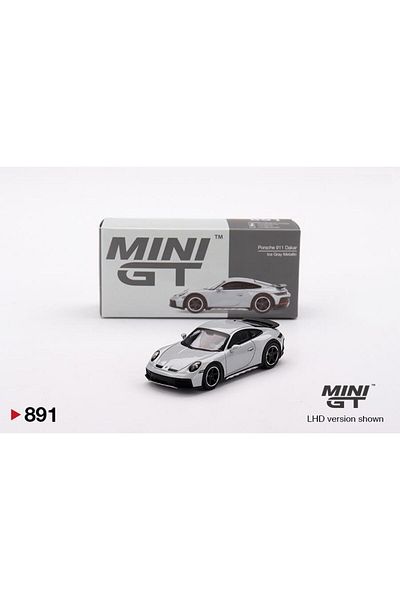 mini gt Porsche 911 Dakar Ice Gray Metallic 891