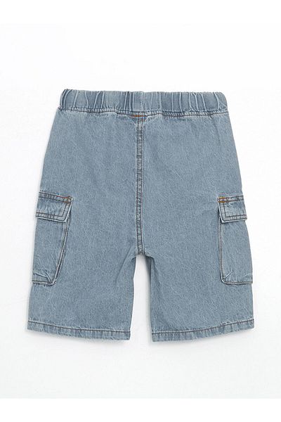 LC Waikiki Elastic Waist Boy Jean Shorts
