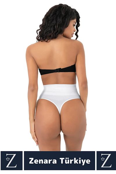 Zenara Casual No Trace Non-Slip 2 Sizes Slimming Firming Multi-Stylish Seamless String Corset
