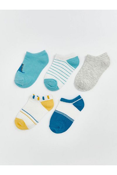 LC Waikiki New Season Baby Boy Booties Socks 5 Pack - S5Bp69Z1