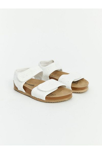 LC Waikiki New Season Velcro Baby Girl Sandals - S5Ig91Z1