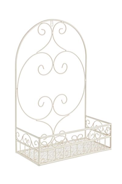 Bizzotto Etajera fier forjat crem 40 cm x 21 cm x 61h