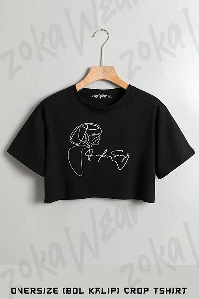 ZOKAWEAR Tricou oversize cu imprimeu Taylor Swift v2