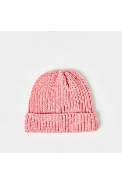 Juniors Ribbed Beanie Cap