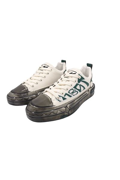 MARCOMEN 20036 Casual Stylish Leather Sports Shoes White