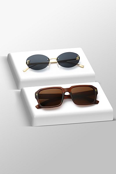 LUPİX Set of 2 Sun Glasses