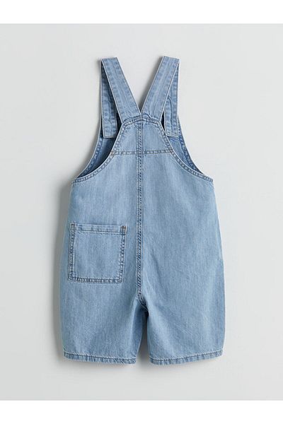 LC Waikiki Indigo Square Collar Boy's Jean Salopet