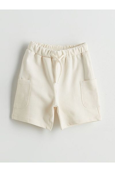LC Waikiki New Season Boys' Shorts with Elastic Waist 2-Piece - S5Gv21Z1
