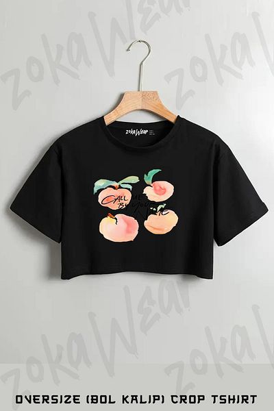ZOKAWEAR Tricou oversize cu imprimeu Call Me By Your Name Peaches