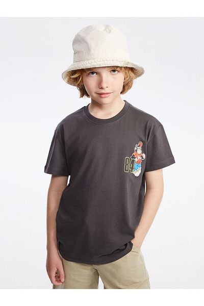 LC Waikiki New Season Legendary Monkey Printed Boy's T-Shirt - S5Oj27Z1