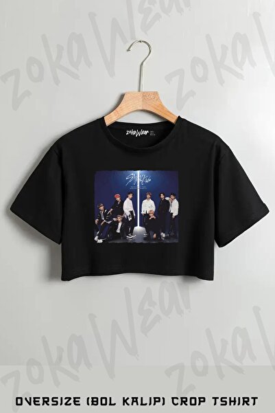 ZOKAWEAR Tricou oversize cu imprimeu Stray Kids K pop 3