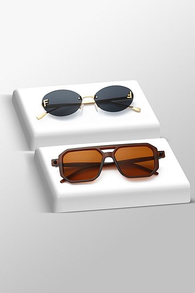 LUPİX Set of 2 Sun Glasses