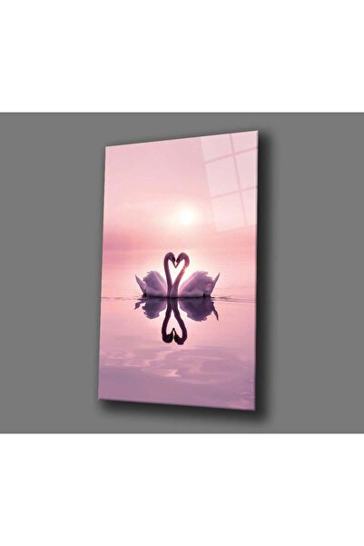 idealizbiz Peace of Love Sticla Tablou Cadou Tablou Mare Decor Birou Acasa