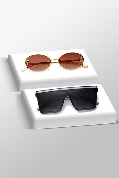 LUPİX Set of 2 Sun Glasses