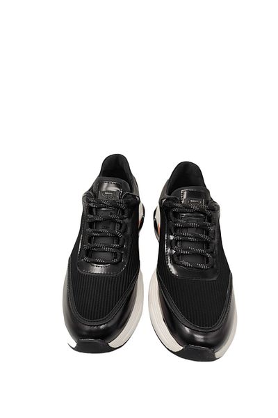 MARCOMEN Casual Leather Sneaker Sports Shoes Black