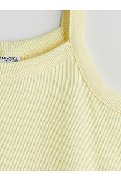 LC Waikiki New Season Square Collar Girls' Undershirt - S5Cp87Z4
