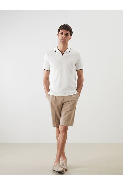 LC Waikiki Νέα σεζόν Polo Collar Short Sleeve Ανδρικό Tisort - S5FH97Z8