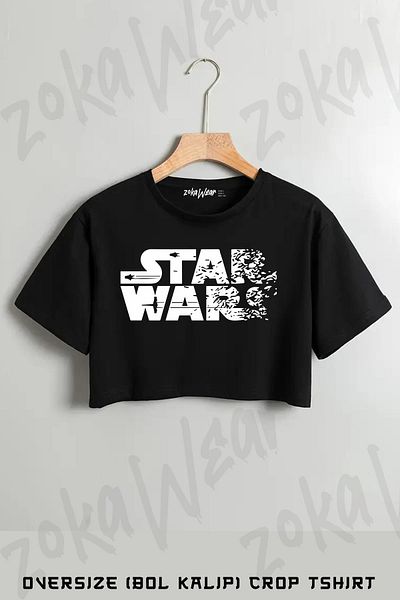 ZOKAWEAR Tricou oversize cu imprimeu Star Wars Logo 2