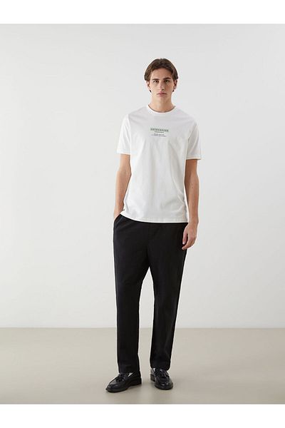 LC Waikiki Ανδρικό μπλουζάκι με στάμπα New York Crew Neck New Season - S5EI24Z8