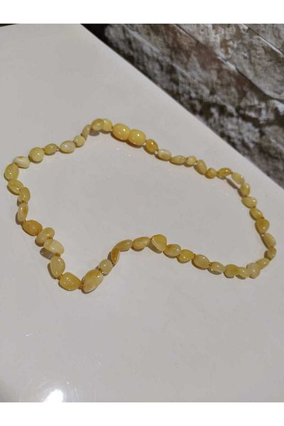 Store 6 Baby Amber Necklace Baby Teeth Necklace 100% Certified (30-33 cm)