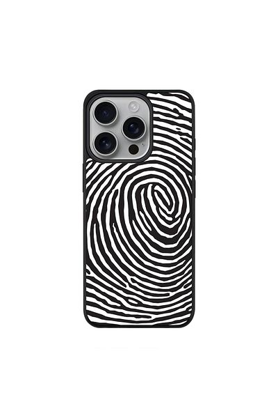 Stylizedd For iPhone 16 Pro Case [Compatible with MagSafe] Slim Magnetic Cover- FingerPrints