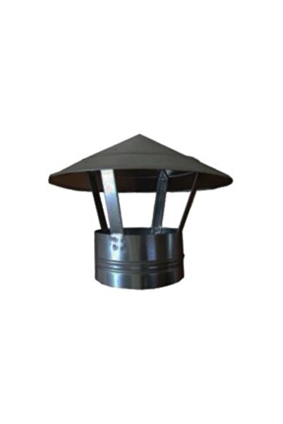 Venus Dsh Capac Terminal Simplu Pentru Cos Fum, Tabla Neagra 120 Mm