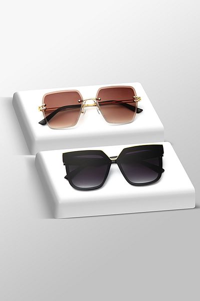 LUPİX Set of 2 Sun Glasses