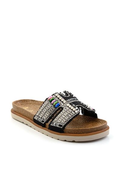 Bambi Black Women's Slippers K04823120887