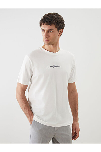 LC Waikiki منتجات فريزن ستور التي لا مثيل لها I تي شيرت رجالي مطبوع بأكمام قص...