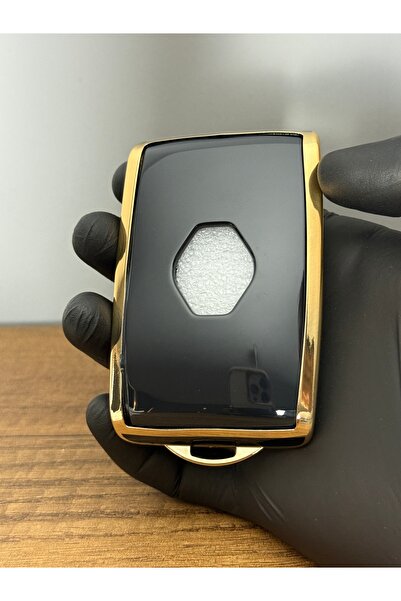 Mavi Keys Husă de protecție pentru chei din silicon cu 4 butoane compatibilă cu Renault Talisman Megane4 Dacia Duster Culoare neagră