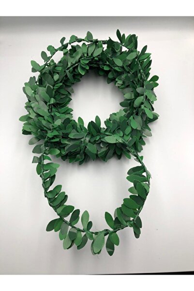 DUCK HOBY 7.5 Metre Telli Sarmaşık Minik Yaprak ( 1 Cm ) Şerit Yapay Çiçek Doğalgaz Borusu Süsü