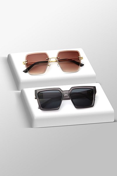 LUPİX Set of 2 Sun Glasses