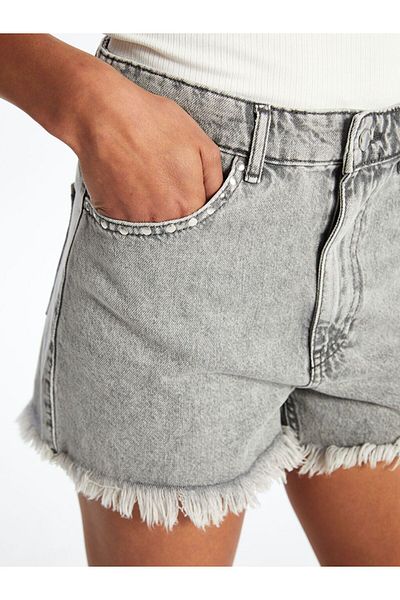 LC Waikiki LCW Jeans Mom Fit Pantaloni scurți de damă