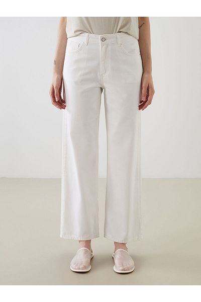 LC Waikiki New Season Wideleg Women's Jean Trousers - S5Gp64Z8