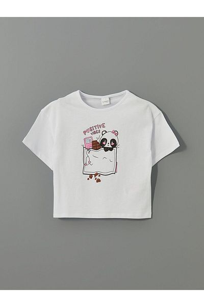 LC Waikiki Set pijamale pentru fete imprimate sezon nou - S5I655Z1