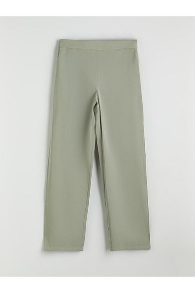 LC Waikiki New Season Elastic Waist Wide Leg Women's Trousers - S5O444Z8