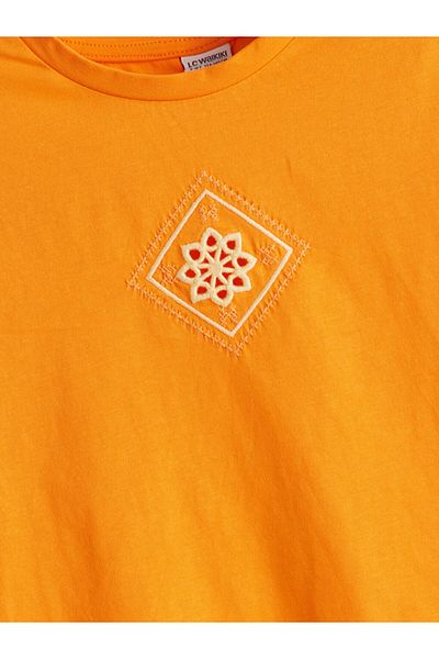 LC Waikiki New Season Crew Neck Girls' T-Shirt - S5El67Z4
