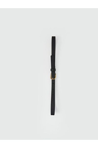 LC Waikiki Black Leather Look Women's Belt